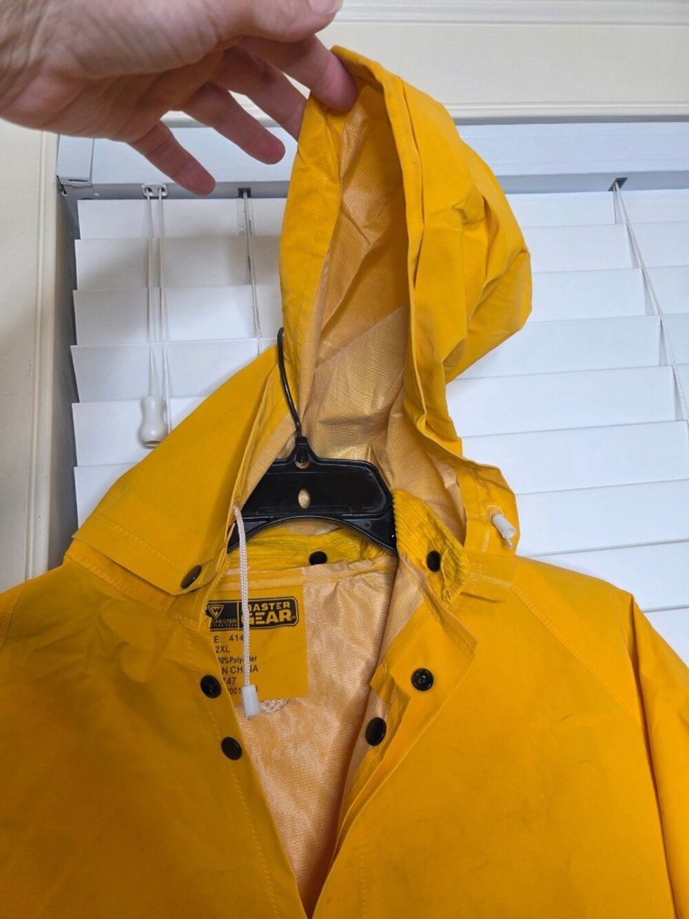 Westchester Master Gear Raincoat 2XL PVC/Polyester Waterproof Hood Full-Length - Picture 4 of 6